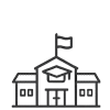 school-educational-institution-line-icon